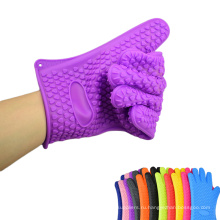 Приготовление силиконовых перчаток в печи Микроволновые анти-скальковые перчатки